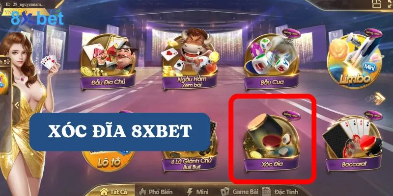 Xóc đĩa 8xbet - Sân chơi uy tín số 1, khuyến mãi khủng Xóc đĩa 8xbet