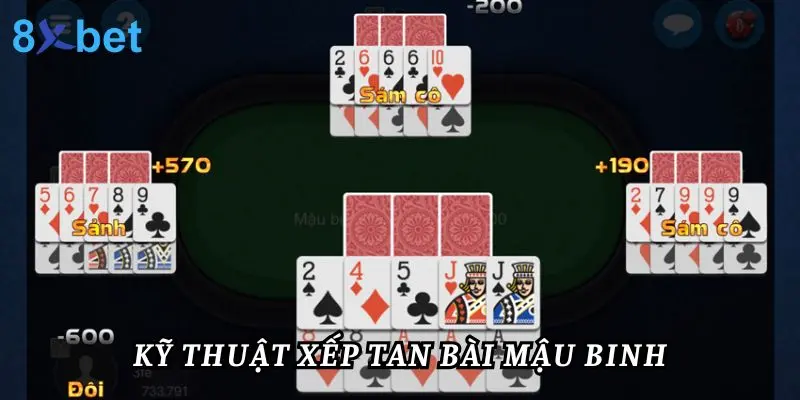 Cách Xếp Bài Mậu Binh Cực Hay - Hướng Dẫn Từng Trường Hợp Kỹ thuật xếp theo kiểu tan bài
