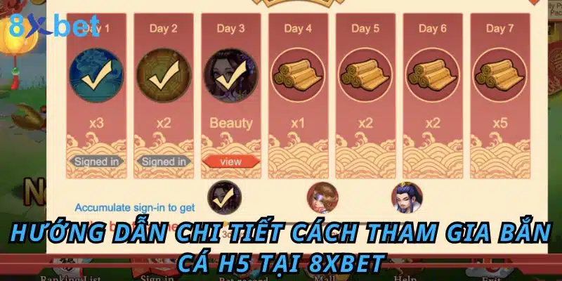 Bắn cá H5: Trải nghiệm game săn cá đỉnh cao tại 8xbet Hướng dẫn chi tiết cách tham gia Bắn Cá H5 tại 8xbet